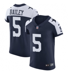 Nike Cowboys #5 Dan Bailey Navy Blue Thanksgiving Mens Stitched NFL Vapor Untouchable Throwback Elite Jersey Nike Cowboys #5 Dan Bailey Navy Blue Thanksgiving Mens Stitched NFL Vapor Untouchable Throwback Elite Jersey