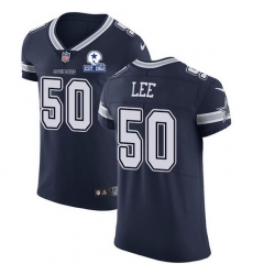 Nike Cowboys 50 Sean Lee Navy Blue Team Color Men Stitched With Established In 1960 Patch NFL Vapor Untouchable Elite Jersey Nike Cowboys 50 Sean Lee Navy Blue Team Color Men Stitched With Established In 1960 Patch NFL Vapor Untouchable Elite Jersey
