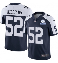 Nike Cowboys 52 Connor Williams Navy Blue Thanksgiving Men Stitched With Established In 1960 Patch NFL Vapor Untouchable Limited Throwback Jersey Nike Cowboys 52 Connor Williams Navy Blue Thanksgiving Men Stitched With Established In 1960 Patch NFL Vapor Untouchable Limited Throwback Jersey