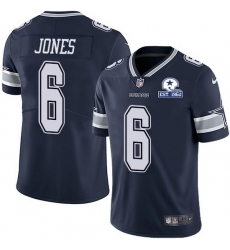 Nike Cowboys 6 Chris Jones Navy Blue Team Color Men Stitched With Established In 1960 Patch NFL Vapor Untouchable Limited Jersey Nike Cowboys 6 Chris Jones Navy Blue Team Color Men Stitched With Established In 1960 Patch NFL Vapor Untouchable Limited Jersey
