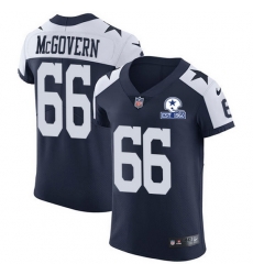Nike Cowboys 66 Connor McGovern Navy Blue Thanksgiving Men Stitched With Established In 1960 Patch NFL Vapor Untouchable Throwback Elite Jersey Nike Cowboys 66 Connor McGovern Navy Blue Thanksgiving Men Stitched With Established In 1960 Patch NFL Vapor Untouchable Throwback Elite Jersey