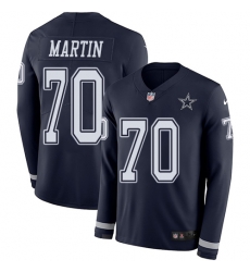 Nike Cowboys #70 Zack Martin Navy Blue Team Color Men Stitched NFL Limited Therma Long Sleeve Jersey Nike Cowboys #70 Zack Martin Navy Blue Team Color Men Stitched NFL Limited Therma Long Sleeve Jersey