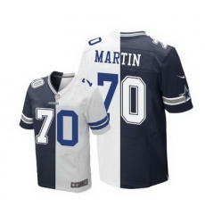 Nike Cowboys #70 Zack Martin Navy Blue White Mens Stitched NFL Elite Split Jersey Nike Cowboys #70 Zack Martin Navy Blue White Mens Stitched NFL Elite Split Jersey