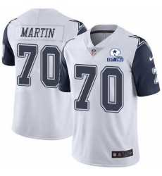 Nike Cowboys 70 Zack Martin White Men Stitched With Established In 1960 Patch NFL Limited Rush Jersey Nike Cowboys 70 Zack Martin White Men Stitched With Established In 1960 Patch NFL Limited Rush Jersey
