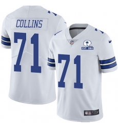 Nike Cowboys 71 La 27el Collins White Men Stitched With Established In 1960 Patch NFL Vapor Untouchable Limited Jersey Nike Cowboys 71 La 27el Collins White Men Stitched With Established In 1960 Patch NFL Vapor Untouchable Limited Jersey