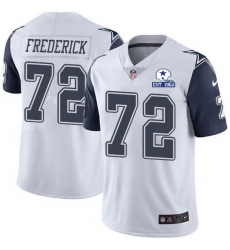 Nike Cowboys 72 Travis Frederick White Men Stitched With Established In 1960 Patch NFL Limited Rush Jersey Nike Cowboys 72 Travis Frederick White Men Stitched With Established In 1960 Patch NFL Limited Rush Jersey