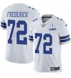 Nike Cowboys 72 Travis Frederick White Men Stitched With Established In 1960 Patch NFL Vapor Untouchable Limited Jersey Nike Cowboys 72 Travis Frederick White Men Stitched With Established In 1960 Patch NFL Vapor Untouchable Limited Jersey