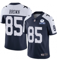 Nike Cowboys 85 Noah Brown Navy Blue Thanksgiving Men Stitched With Established In 1960 Patch NFL Vapor Untouchable Limited Throwback Jersey Nike Cowboys 85 Noah Brown Navy Blue Thanksgiving Men Stitched With Established In 1960 Patch NFL Vapor Untouchable Limited Throwback Jersey