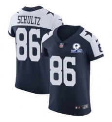 Nike Cowboys 86 Dalton Schultz Navy Blue Thanksgiving Men Stitched With Established In 1960 Patch NFL Vapor Untouchable Throwback Elite Jersey Nike Cowboys 86 Dalton Schultz Navy Blue Thanksgiving Men Stitched With Established In 1960 Patch NFL Vapor Untouchable Throwback Elite Jersey