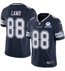Nike Cowboys 88 CeeDee Lamb Navy Blue Team Color Men Stitched With Established In 1960 Patch NFL Vapor Untouchable Limited Jersey Nike Cowboys 88 CeeDee Lamb Navy Blue Team Color Men Stitched With Established In 1960 Patch NFL Vapor Untouchable Limited Jersey