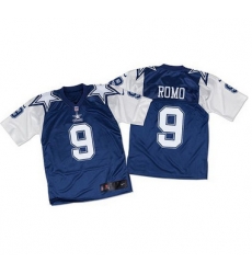 Nike Cowboys #9 Tony Romo Navy BlueWhite Throwback Mens Stitched NFL Elite Jersey Nike Cowboys #9 Tony Romo Navy BlueWhite Throwback Mens Stitched NFL Elite Jersey