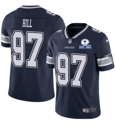 Nike Cowboys 97 Trysten Hill Navy Blue Team Color Men Stitched With Established In 1960 Patch NFL Vapor Untouchable Limited Jersey Nike Cowboys 97 Trysten Hill Navy Blue Team Color Men Stitched With Established In 1960 Patch NFL Vapor Untouchable Limited Jersey