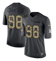 Nike Cowboys #98 Tyrone Crawford Black Mens Stitched NFL Limited 2016 Salute To Service Jersey Nike Cowboys #98 Tyrone Crawford Black Mens Stitched NFL Limited 2016 Salute To Service Jersey