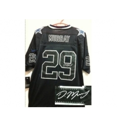 Nike Dallas Cowboys 29 DeMarco Murray Black Elite Light Out Signed NFL Jersey Nike Dallas Cowboys 29 DeMarco Murray Black Elite Light Out Signed NFL Jersey