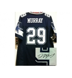 Nike Dallas Cowboys 29 DeMarco Murray Blue Elite Signed NFL Jersey Nike Dallas Cowboys 29 DeMarco Murray Blue Elite Signed NFL Jersey