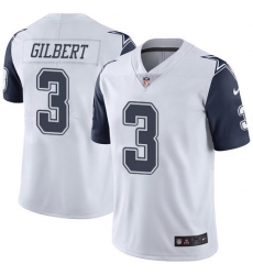Nike Dallas Cowboys 3 Garrett Gilbert White Men Stitched NFL Limited Rush Jersey Nike Dallas Cowboys 3 Garrett Gilbert White Men Stitched NFL Limited Rush Jersey