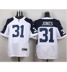 Nike Dallas Cowboys #31 Byron Jones White Thanksgiving Throwback Men 27s Stitched NFL Elite Jersey Nike Dallas Cowboys #31 Byron Jones White Thanksgiving Throwback Men 27s Stitched NFL Elite Jersey