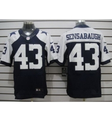 Nike Dallas Cowboys 43 Gerald Sensabaugh Blue Elite Thankgivings NFL Jersey Nike Dallas Cowboys 43 Gerald Sensabaugh Blue Elite Thankgivings NFL Jersey