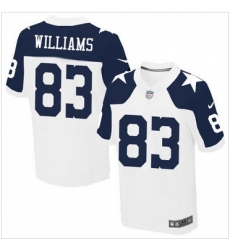Nike Dallas Cowboys #83 Terrance Williams White Thanksgiving Throwback Mens Stitched NFL Elite Jersey Nike Dallas Cowboys #83 Terrance Williams White Thanksgiving Throwback Mens Stitched NFL Elite Jersey