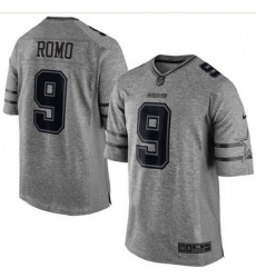 Nike Dallas Cowboys #9 Tony Romo Gray Men 27s Stitched NFL Limited Gridiron Gray Jersey Nike Dallas Cowboys #9 Tony Romo Gray Men 27s Stitched NFL Limited Gridiron Gray Jersey