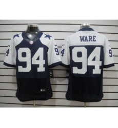 Nike Dallas Cowboys 94 DeMarcus Ware Blue Elite Thankgivings NFL Jersey Nike Dallas Cowboys 94 DeMarcus Ware Blue Elite Thankgivings NFL Jersey