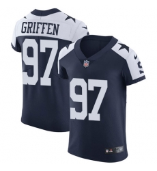Nike Dallas Cowboys 97 Everson Griffen Navy Blue Thanksgiving Men Stitched NFL Vapor Untouchable Throwback Elite Jersey Nike Dallas Cowboys 97 Everson Griffen Navy Blue Thanksgiving Men Stitched NFL Vapor Untouchable Throwback Elite Jersey
