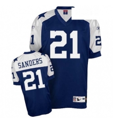 Reebok Dallas Cowboys 21 Deion Sanders Navy Blue Thanksgiving Authentic Throwback NFL Jersey Reebok Dallas Cowboys 21 Deion Sanders Navy Blue Thanksgiving Authentic Throwback NFL Jersey