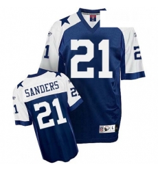Reebok Dallas Cowboys 21 Deion Sanders Navy Blue Thanksgiving Premier EQT Throwback NFL Jersey Reebok Dallas Cowboys 21 Deion Sanders Navy Blue Thanksgiving Premier EQT Throwback NFL Jersey