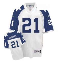 Reebok Dallas Cowboys 21 Deion Sanders White Thanksgiving Authentic Throwback NFL Jersey Reebok Dallas Cowboys 21 Deion Sanders White Thanksgiving Authentic Throwback NFL Jersey
