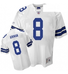 Reebok Dallas Cowboys 8 Troy Aikman Replica White Legend Throwback NFL Jersey Reebok Dallas Cowboys 8 Troy Aikman Replica White Legend Throwback NFL Jersey