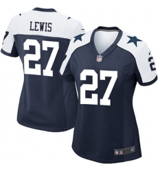 Nike Cowboys #27 Jourdan Lewis Navy Blue Womens Throwback Alternate NFL Game Jersey Nike Cowboys #27 Jourdan Lewis Navy Blue Womens Throwback Alternate NFL Game Jersey