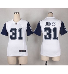 Nike Cowboys 31 Byron Jones White Womens Stitched NFL Elite Rush Jersey Nike Cowboys 31 Byron Jones White Womens Stitched NFL Elite Rush Jersey