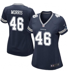Nike Cowboys #46 Alfred Morris Navy Blue Team Color Womens Stitched NFL Elite Jers Nike Cowboys #46 Alfred Morris Navy Blue Team Color Womens Stitched NFL Elite Jers