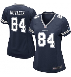 Nike Cowboys #84 Jay Novacek Navy Blue Womens Team Color NFL Game Jersey Nike Cowboys #84 Jay Novacek Navy Blue Womens Team Color NFL Game Jersey