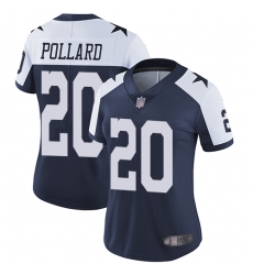 Women Cowboys 20 Tony Pollard Navy Blue Thanksgiving Stitched Football Vapor Untouchable Limited Throwback Jersey Women Cowboys 20 Tony Pollard Navy Blue Thanksgiving Stitched Football Vapor Untouchable Limited Throwback Jersey
