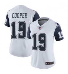 Women Dallas Cowboys 19 Amari Cooper White Limited Color Rush Vapor Untouchable Jersey Women Dallas Cowboys 19 Amari Cooper White Limited Color Rush Vapor Untouchable Jersey