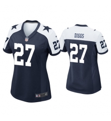 Women Dallas Cowboys 27 Trevon Diggs Thanksgiving Jersey Women Dallas Cowboys 27 Trevon Diggs Thanksgiving Jersey