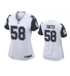 Women Dallas Cowboys 58 Mazi Smith White Stitched Football Game Jersey Women Dallas Cowboys 58 Mazi Smith White Stitched Football Game Jersey