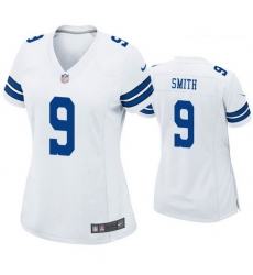 Women Dallas Cowboys 9 Jaylon Smith White Jersey Women Dallas Cowboys 9 Jaylon Smith White Jersey