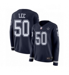 Womens Nike Dallas Cowboys 50 Sean Lee Limited Navy Blue Therma Long Sleeve NFL Jersey Womens Nike Dallas Cowboys 50 Sean Lee Limited Navy Blue Therma Long Sleeve NFL Jersey
