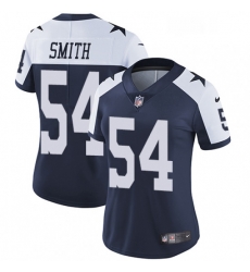 Womens Nike Dallas Cowboys 54 Jaylon Smith Elite Navy Blue Throwback Alternate NFL Jersey Womens Nike Dallas Cowboys 54 Jaylon Smith Elite Navy Blue Throwback Alternate NFL Jersey
