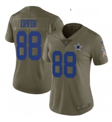 Womens Nike Dallas Cowboys 88 Michael Irvin Limited Olive 2017 Salute to Service NFL Jersey Womens Nike Dallas Cowboys 88 Michael Irvin Limited Olive 2017 Salute to Service NFL Jersey