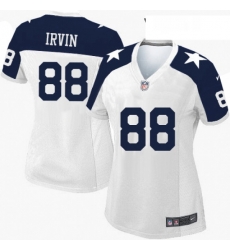 Womens Nike Dallas Cowboys 88 Michael Irvin Limited White Throwback Alternate NFL Jersey Womens Nike Dallas Cowboys 88 Michael Irvin Limited White Throwback Alternate NFL Jersey