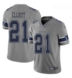 Cowboys #21 Ezekiel Elliott Gray Youth Stitched Football Limited Inverted Legend Jersey Cowboys #21 Ezekiel Elliott Gray Youth Stitched Football Limited Inverted Legend Jersey