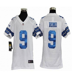 Nike Cowboys #9 Tony Romo White Youth Stitched NFL Elite Jersey Nike Cowboys #9 Tony Romo White Youth Stitched NFL Elite Jersey