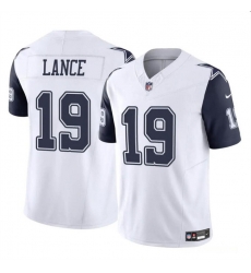 Youth Dallas Cowboys 19 Trey Lance White 2023 F U S E Vapor Untouchable Limited Stitched Football Jersey Youth Dallas Cowboys 19 Trey Lance White 2023 F U S E Vapor Untouchable Limited Stitched Football Jersey