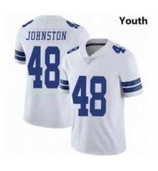 Youth Dallas Cowboys 48 Daryl Johnston Nike Vapor White Limited Jersey Youth Dallas Cowboys 48 Daryl Johnston Nike Vapor White Limited Jersey
