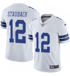 Youth Nike Dallas Cowboys 12 Roger Staubach White Vapor Untouchable Limited Player NFL Jersey Youth Nike Dallas Cowboys 12 Roger Staubach White Vapor Untouchable Limited Player NFL Jersey