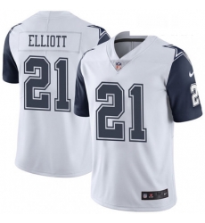 Youth Nike Dallas Cowboys 21 Ezekiel Elliott Limited White Rush Vapor Untouchable NFL Jersey Youth Nike Dallas Cowboys 21 Ezekiel Elliott Limited White Rush Vapor Untouchable NFL Jersey