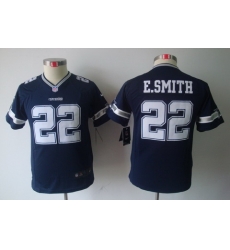 Youth Nike Dallas Cowboys 22# E.SMITH Blue Color Limited Jerseys Youth Nike Dallas Cowboys 22# E.SMITH Blue Color Limited Jerseys